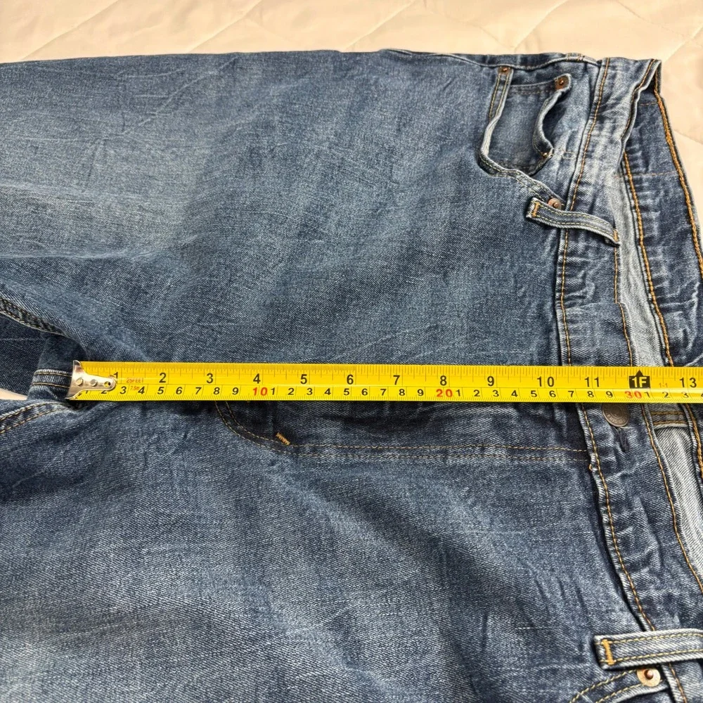 Levi's 541 Athletic Taper Jeans Men's W48 L30 Medium‎ Wash Stretch Denim